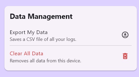 Privacy settings